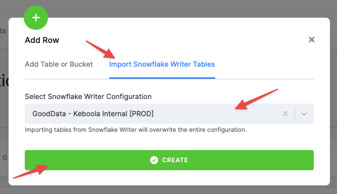 Screenshot - Add All Tables