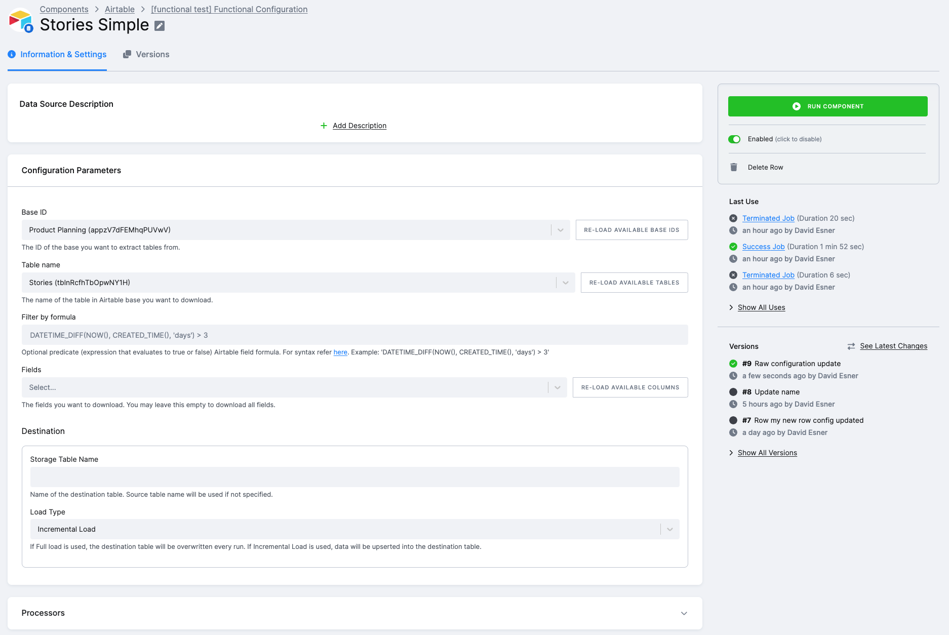 Screenshot - Row