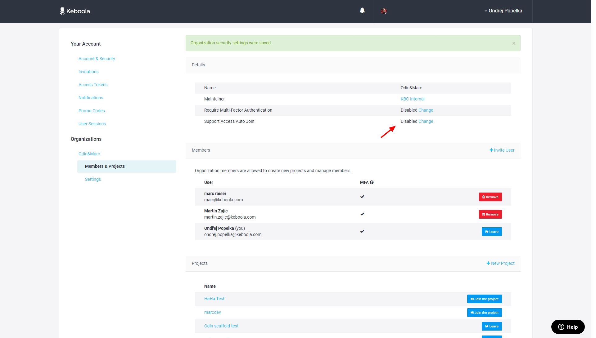 Screenshot -- Auto Join Off